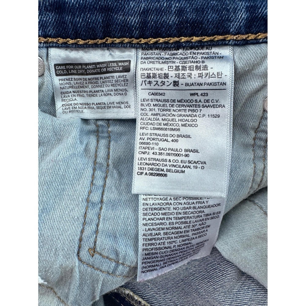 Levis 569 Loose Straight Fit Mens Jeans Blue Denim W34 L30 Medium Wash - Picture 6 of 11
